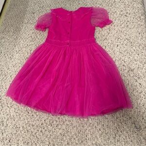 Next Bright Pink Dress with Floral Accents